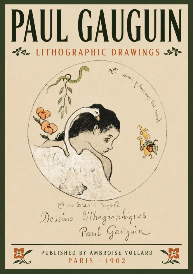 Paul Gauguin Dessins Lithographiques No6 - Poster