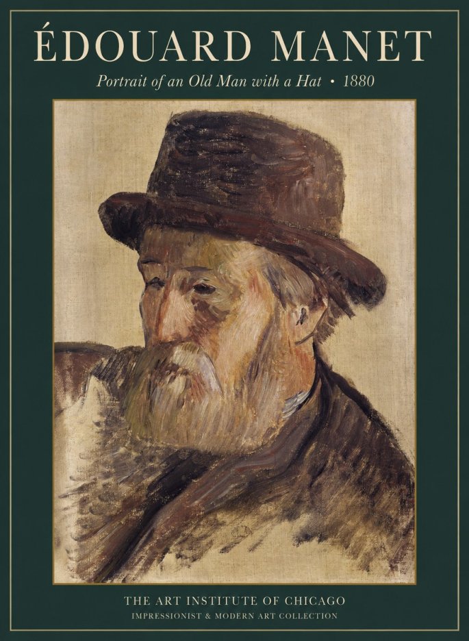 Édouard Manet Portrait of an Old Man with a Beard No5 - Poster