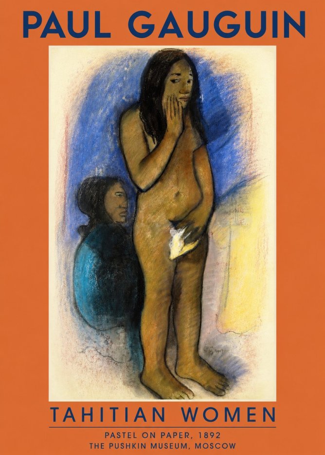 Paul Gauguin Tahitian Women No2 - Poster