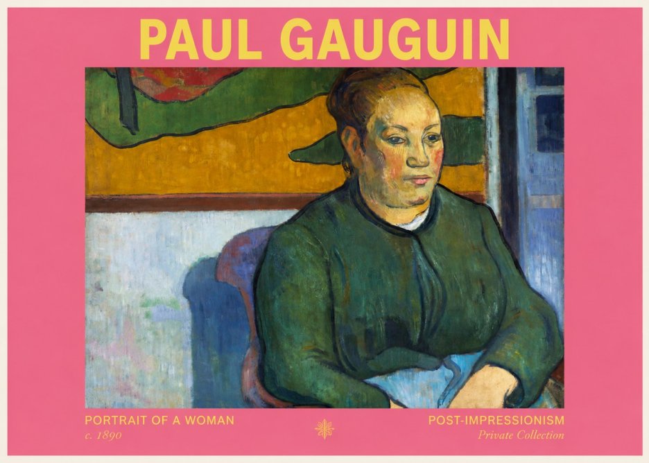 Paul Gauguin Portrait of a Woman No2 - Poster