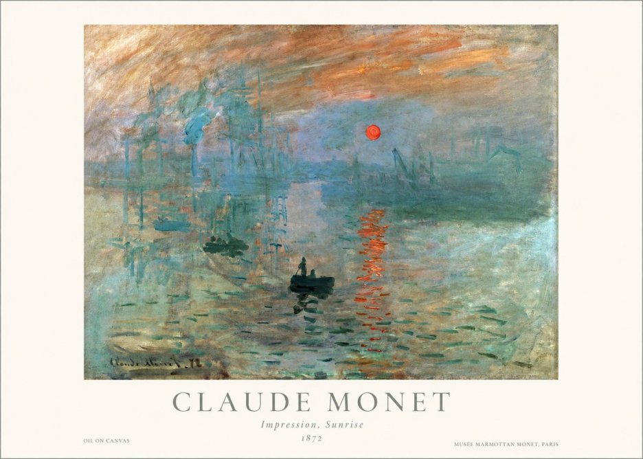 Monet Impression, Sunrise II No1 - Poster