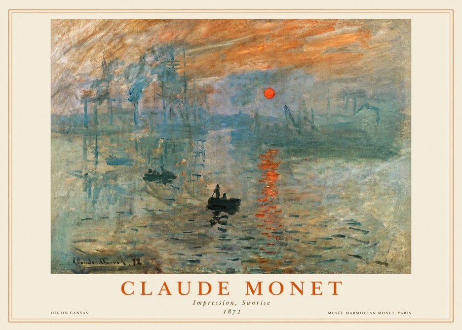 Monet Impression, Sunrise II No4 - Poster