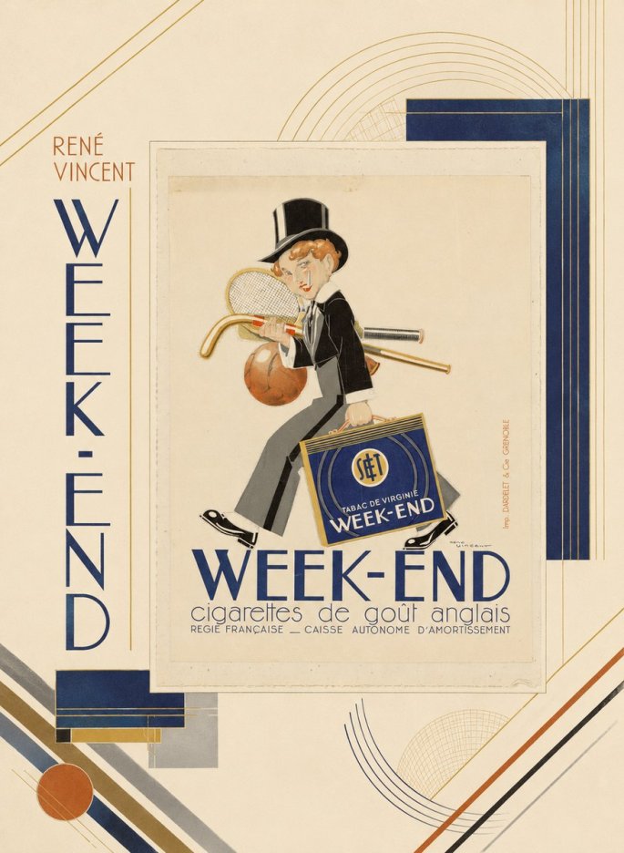René Vincent Week-end No3 - Poster