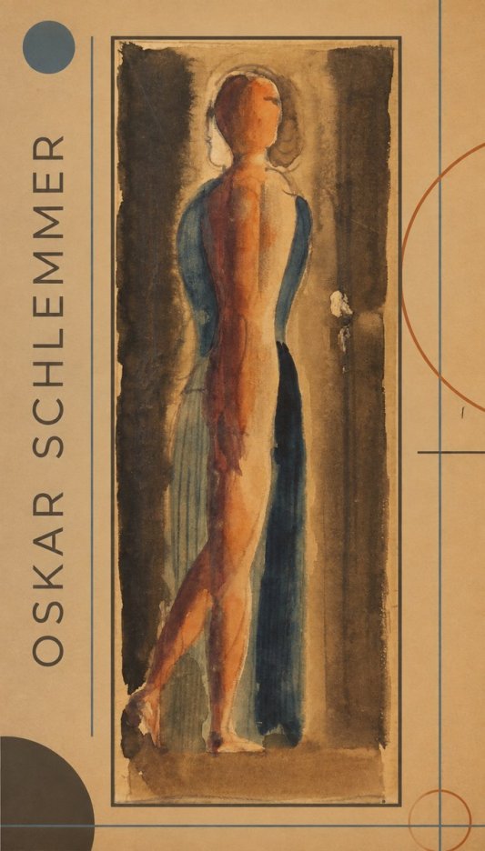 Oskar Schlemmer Figure Study No1 - Poster