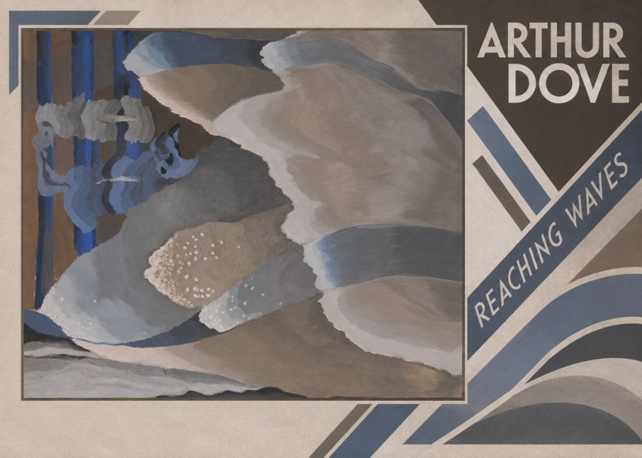 Arthur Dove Reaching Waves No4 - Poster