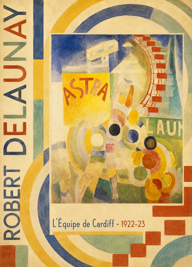 Robert Delaunay L'équipe De Cardiff No2 - Poster