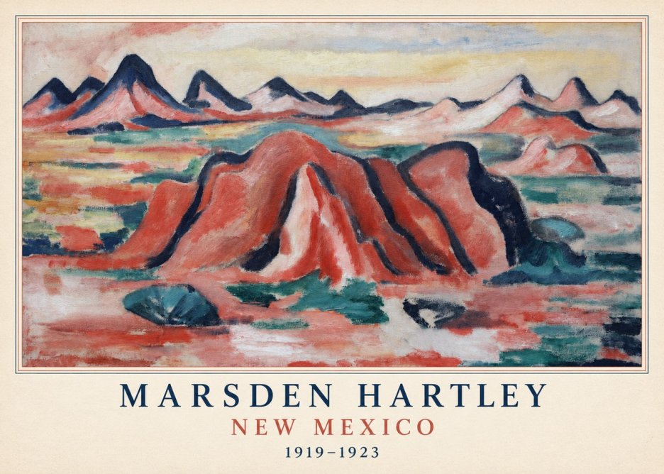 Marsden Hartley New Mexico No3 - Poster