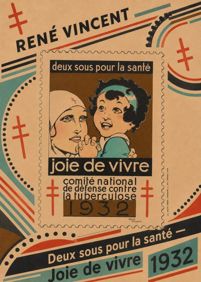 René Vincent Deux Sous Pour La Santé - Joie De Vivre No5 - Poster