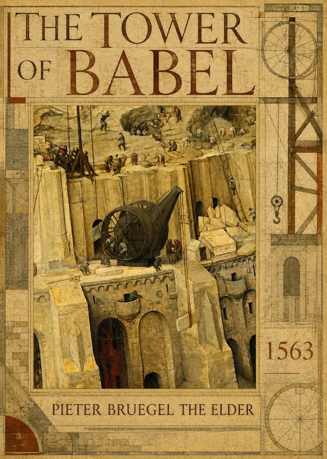 Pieter Bruegel The Tower of Babel VII No6 - Poster