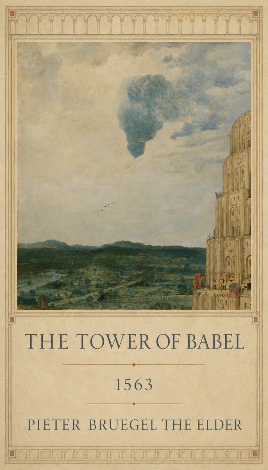 Pieter Bruegel The Tower of Babel VIII No1 - Poster