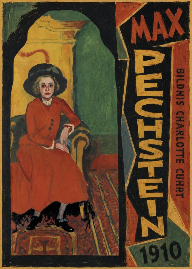 Max Pechstein Bildnis Charlotte Cuhrt No2 - Poster