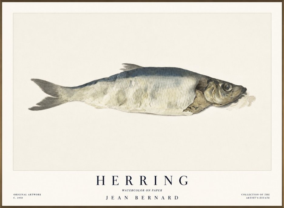 Jean Bernard Herring No1 - Poster