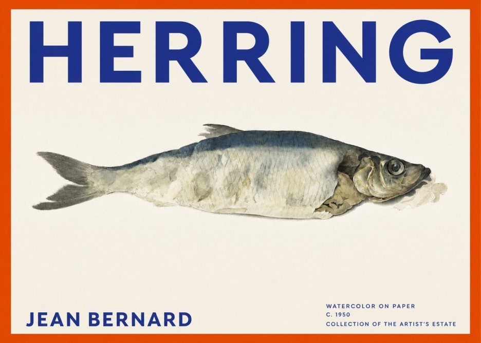 Jean Bernard Herring No2 - Poster