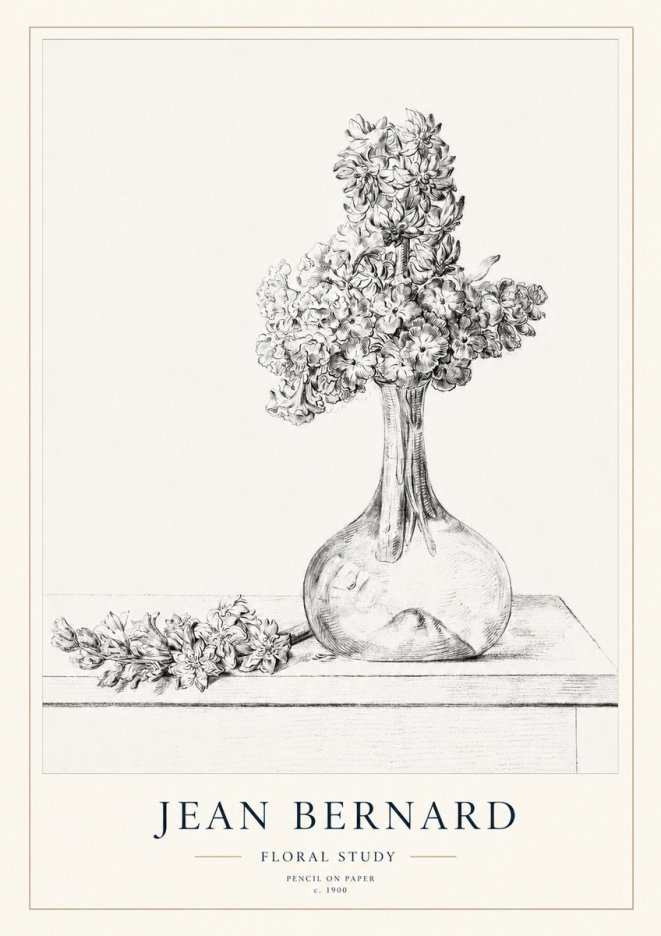 Jean Bernard Spring Blossoms No2 - Poster