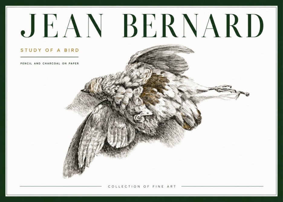 Jean Bernard Study of a Bird III No4 - Poster