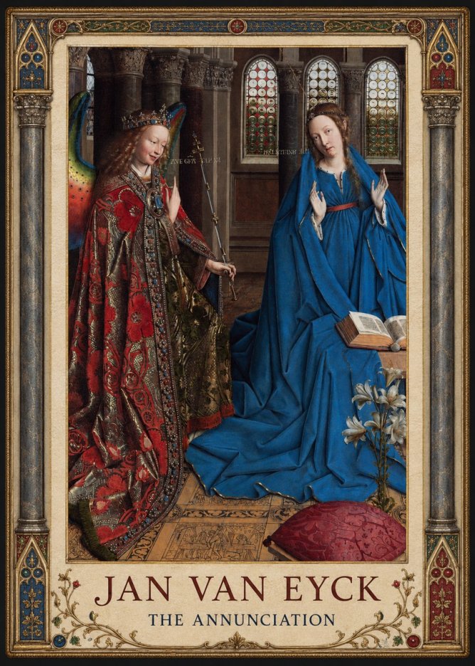 Jan van Eyck The Annunciation I No1 - Poster