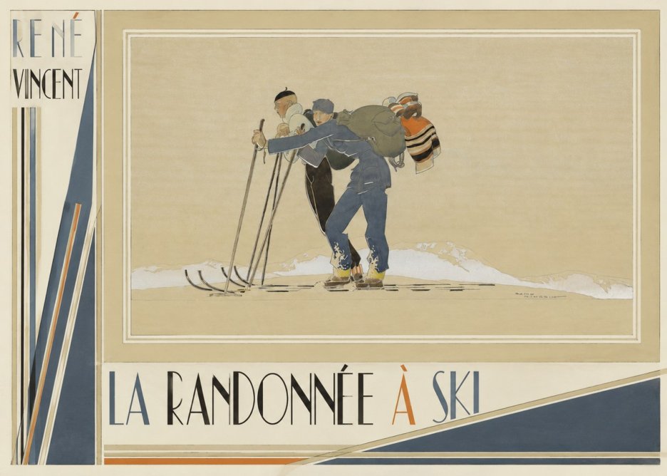 René Vincent La Randonnée À Ski No3 - Poster