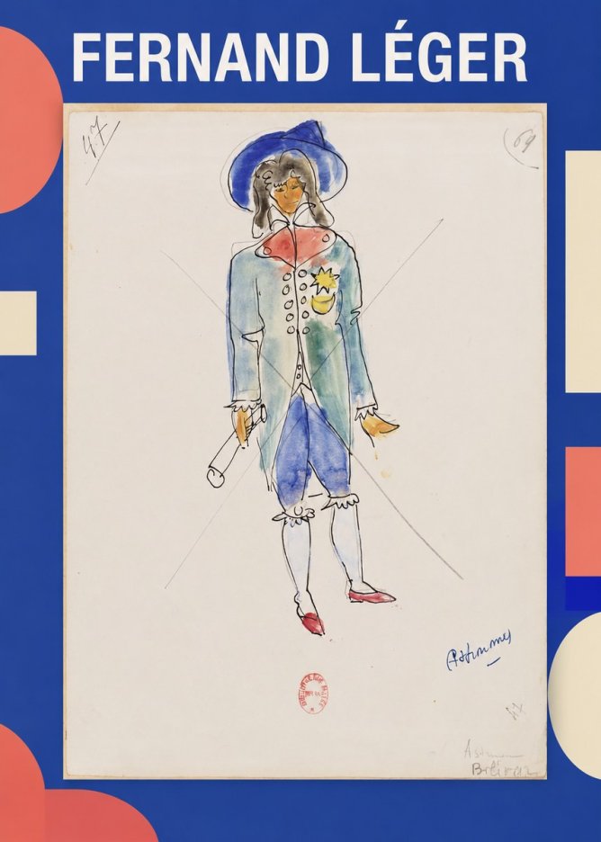 Fernand Léger Costume Design I No1 - Poster