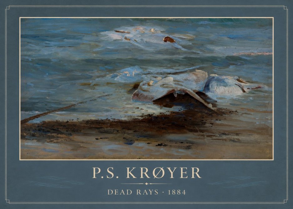 P.S. Krøyer Dead Skates No3 - Poster