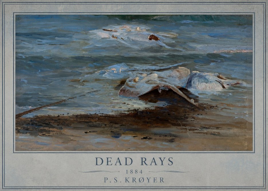 P.S. Krøyer Dead Skates No6 - Poster