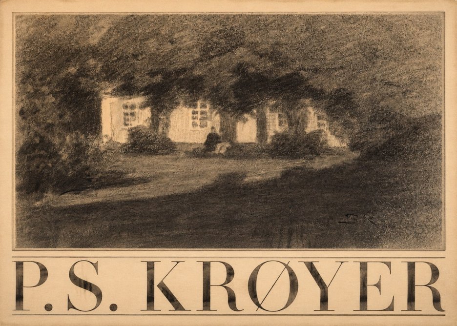 P.S. Krøyer Fra Krøyers Hus Og Have I Skagen No5 - Poster