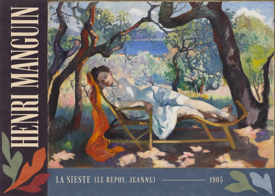 Henri Manguin La Sieste (Le Repos, Jeanne) No2 - Poster