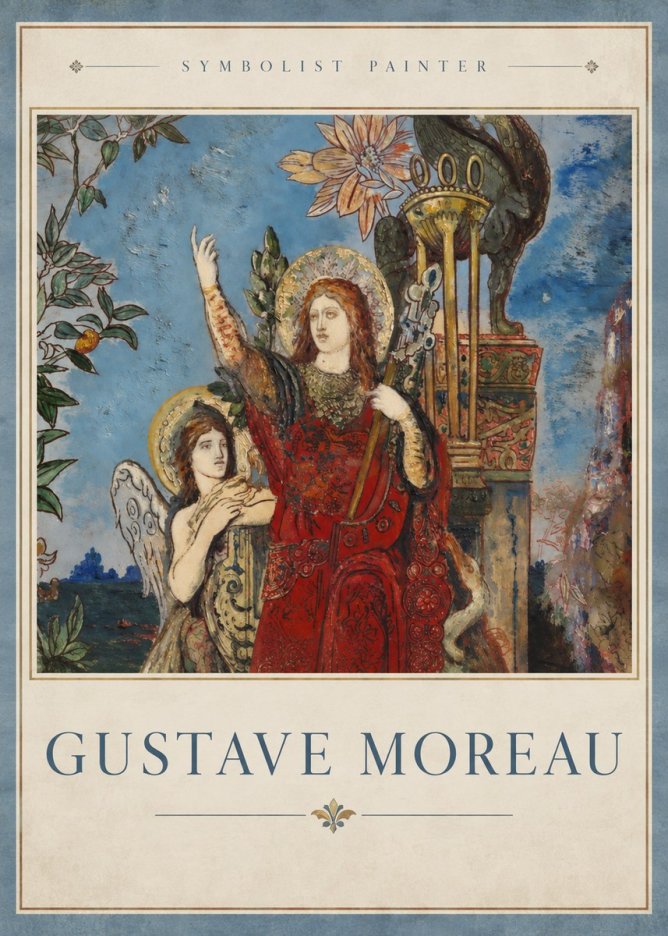 Gustave Moreau The Apparition I No2 - Poster