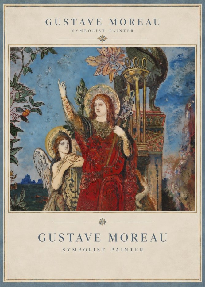 Gustave Moreau The Apparition I No3 - Poster