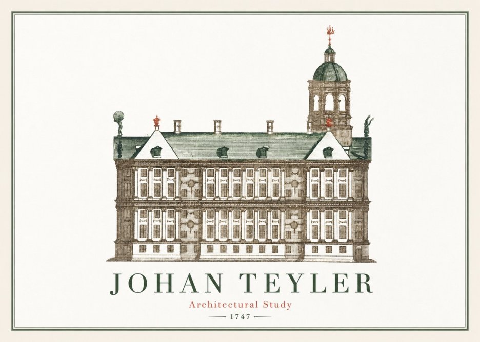 Johan Teyler Architectural Study V No2 - Poster