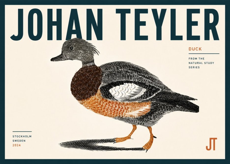 Johan Teyler Duck II No4 - Poster