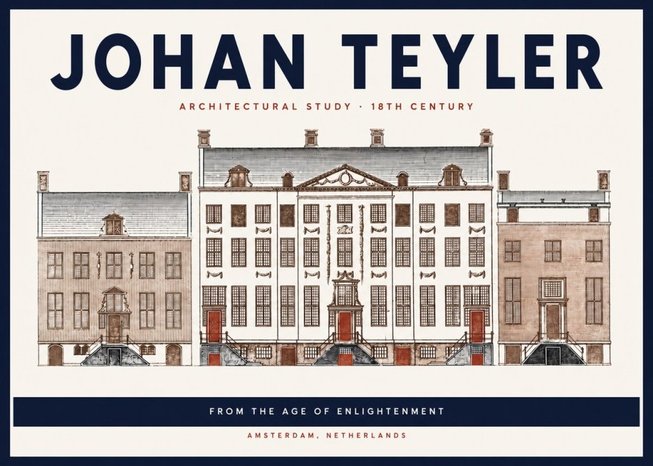 Johan Teyler Architectural Study VII No3 - Poster