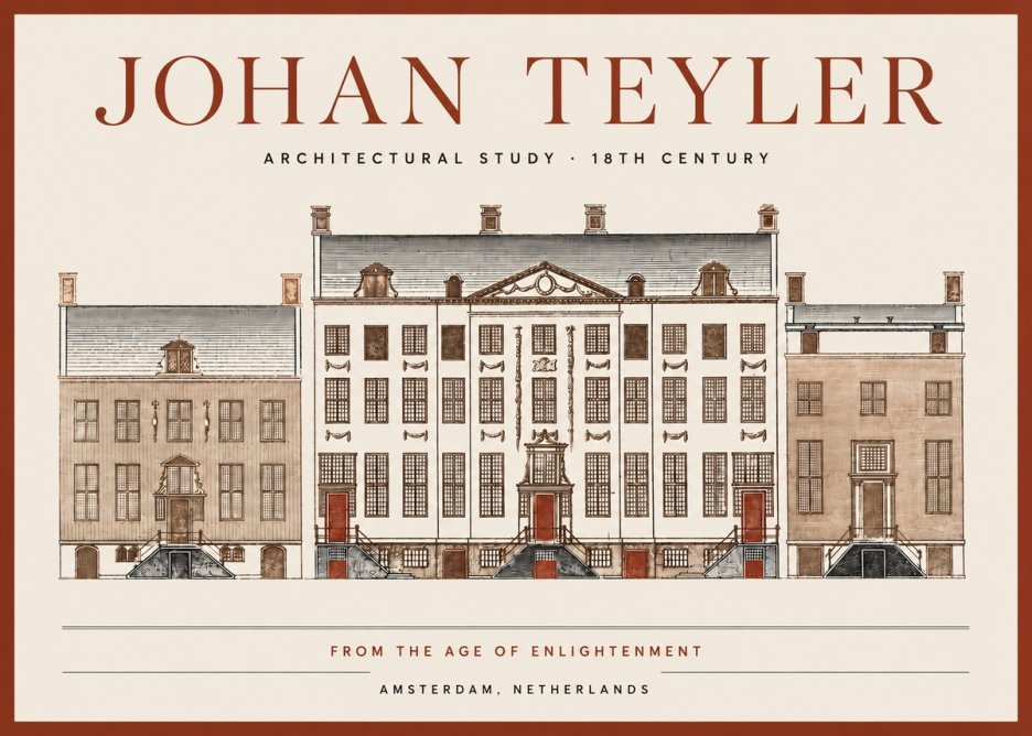 Johan Teyler Architectural Study VII No4 - Poster