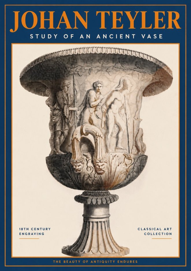 Johan Teyler Study of an Ancient Vase No2 - Poster
