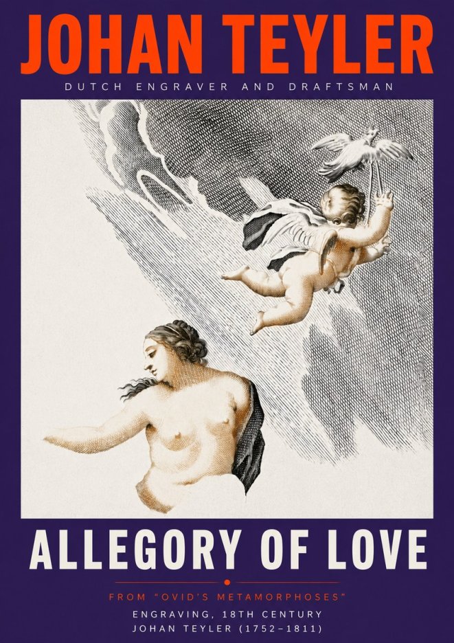 Johan Teyler Allegory of Love No5 - Poster