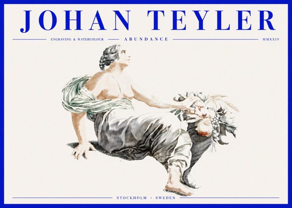Johan Teyler Abundance No4 - Poster