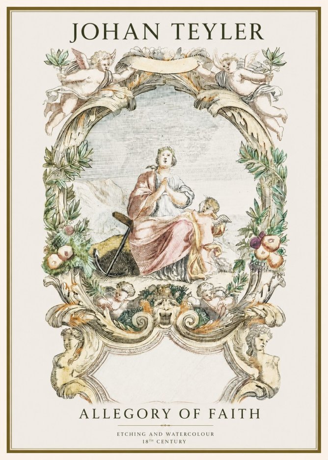 Johan Teyler Allegory of Faith No1 - Poster