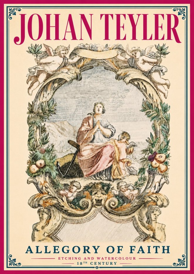 Johan Teyler Allegory of Faith No5 - Poster