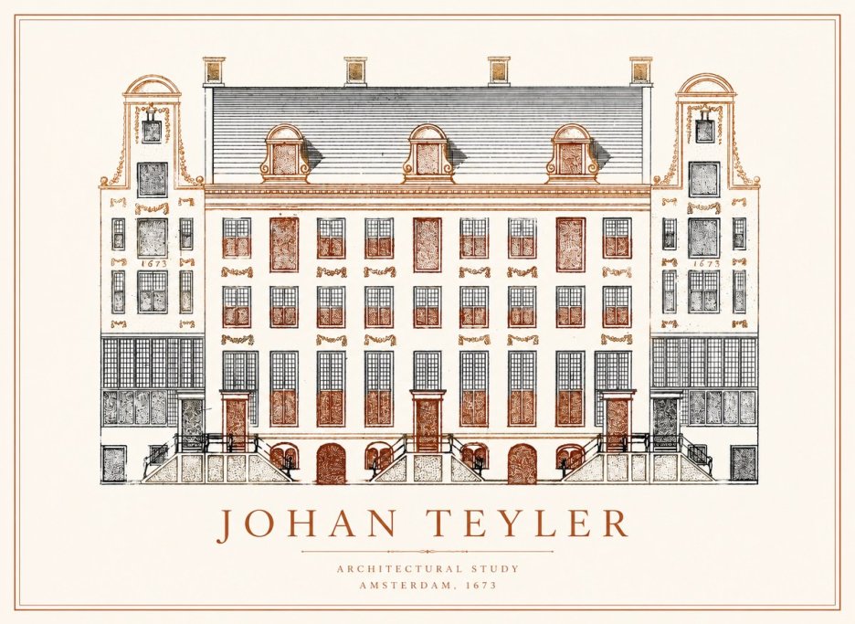 Johan Teyler Architectural Study VIII No1 - Poster
