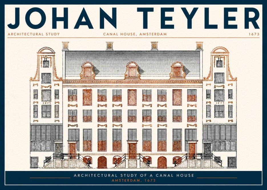 Johan Teyler Architectural Study VIII No3 - Poster
