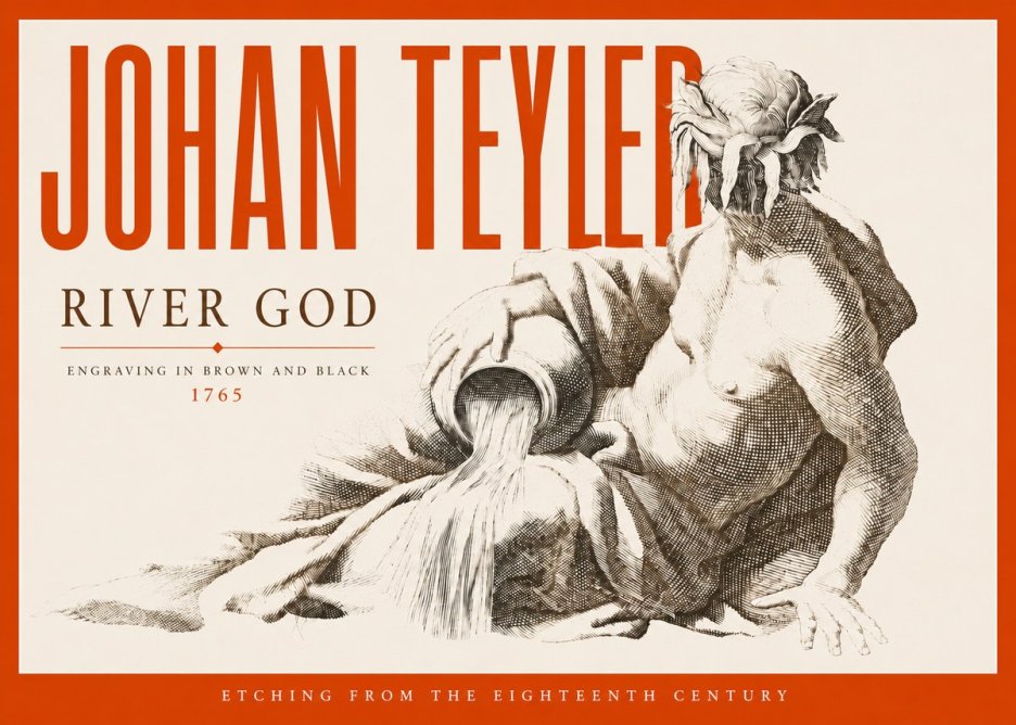 Johan Teyler River God No4 - Poster