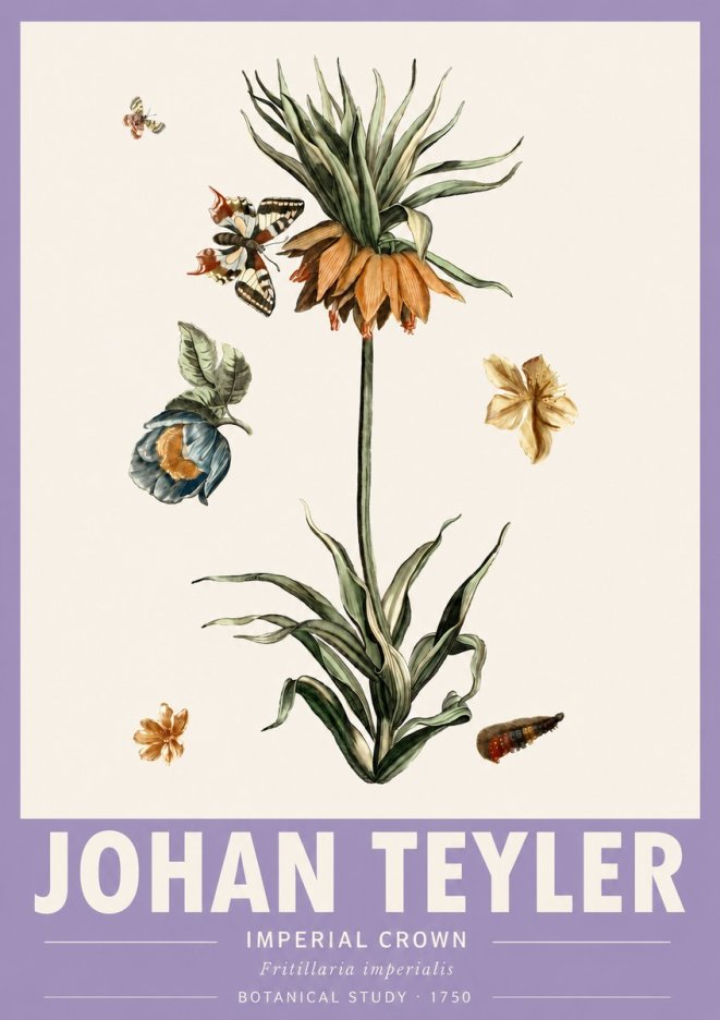 Johan Teyler Crown Imperial No6 - Poster