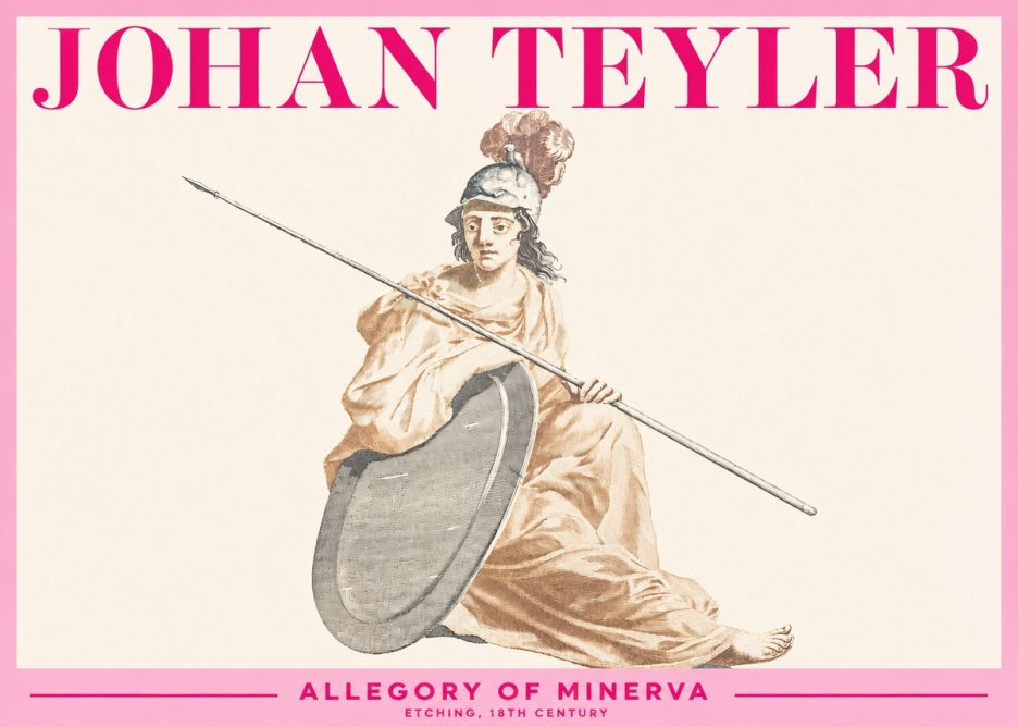Johan Teyler Allegory of Minerva No3 - Poster