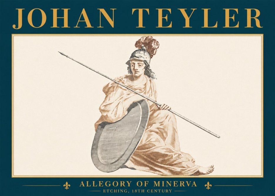 Johan Teyler Allegory of Minerva No6 - Poster