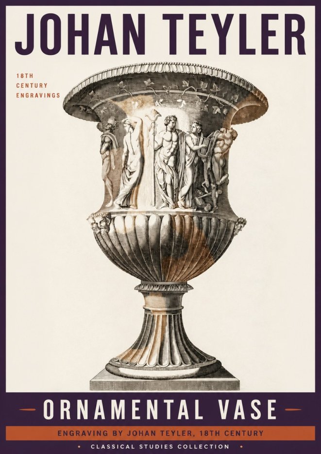 Johan Teyler Ornamental Vase II No6 - Poster