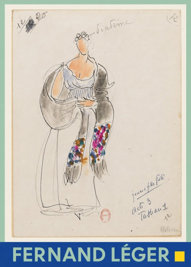 Fernand Léger Diadème No3 - Poster