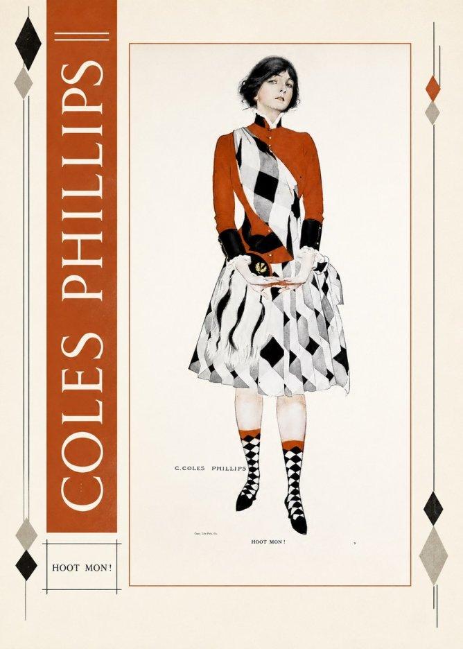 Coles Phillips Hoot Mon! No2 - Poster