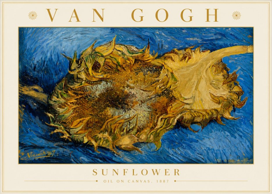 Van Gogh Sunflower No6 - Poster