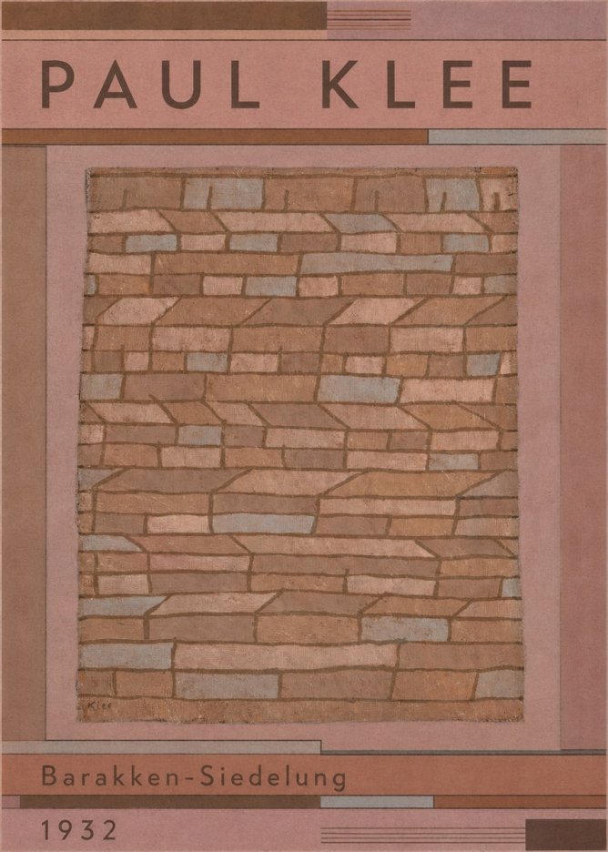 Paul Klee Barakken-siedelung No3 - Poster