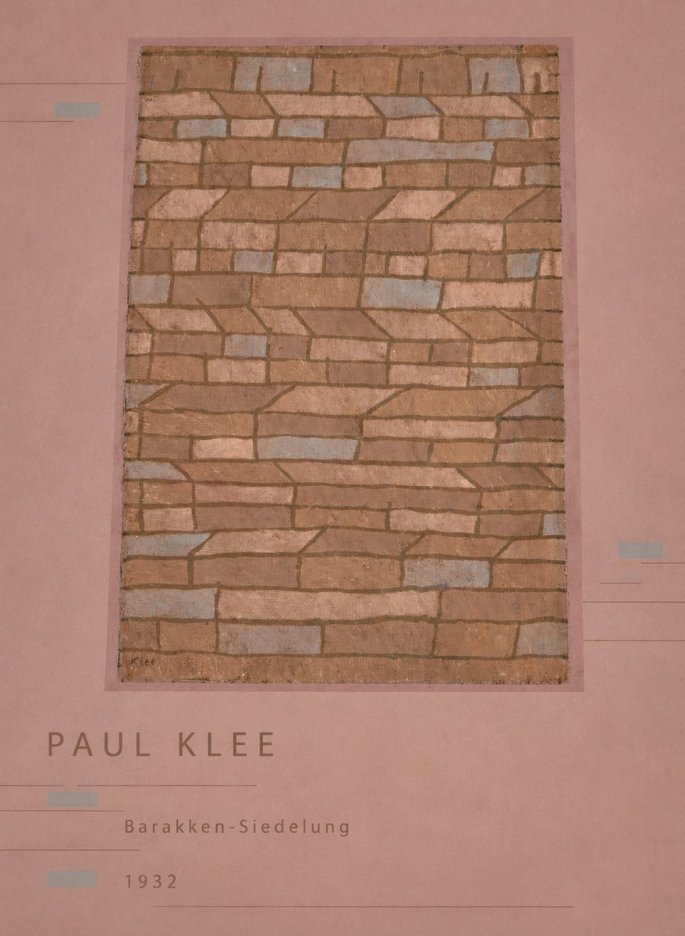 Paul Klee Barakken-siedelung No6 - Poster