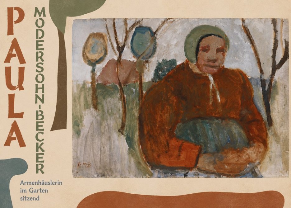 Paula Modersohn-Becker Armenhäuslerin Im Garten Sitzend No6 - Poster